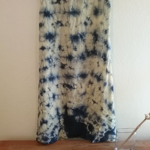 Tie Dye Embroidered Maxi Dress - Picture 8 of 12